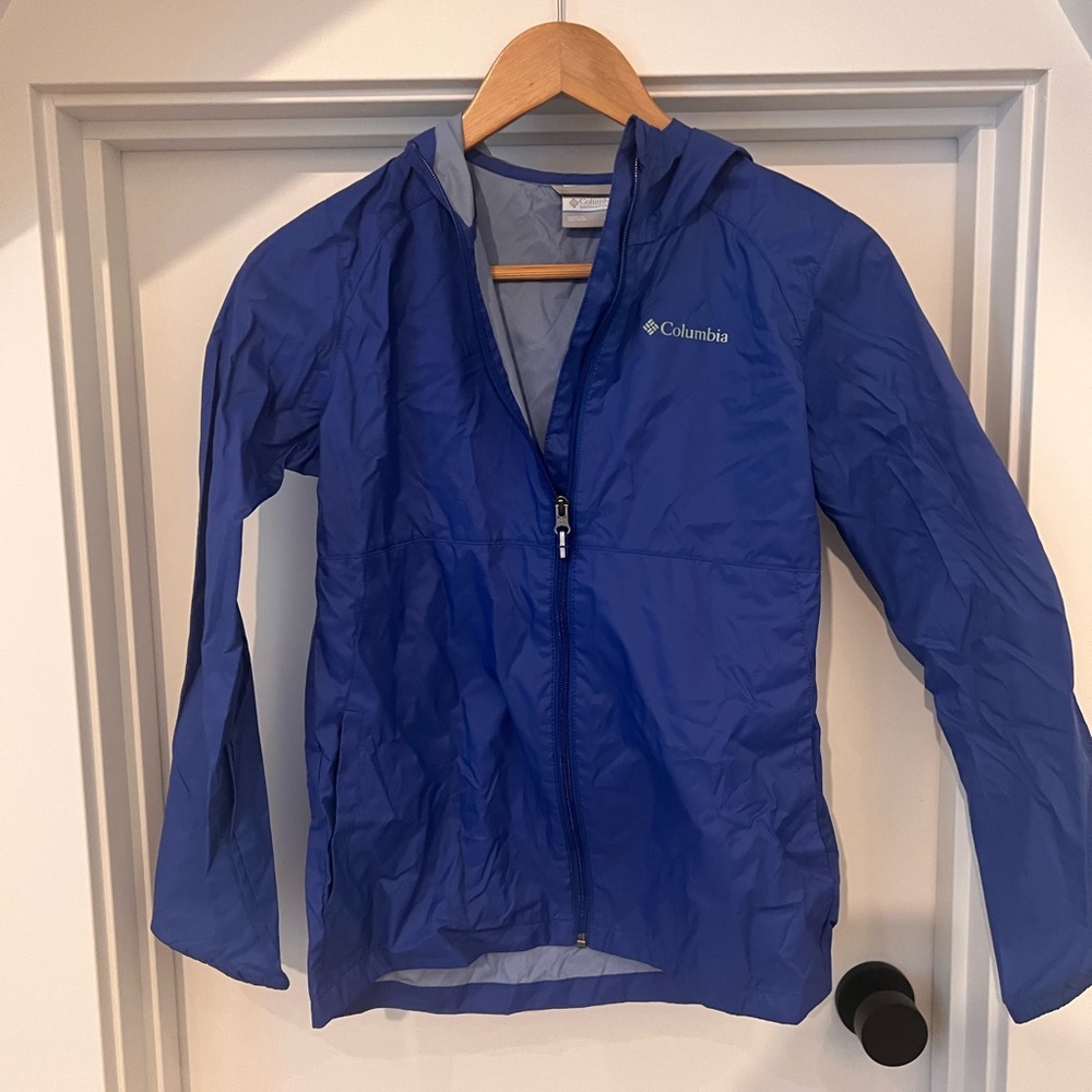 Columbia Kids Blue Raincoat NWOT